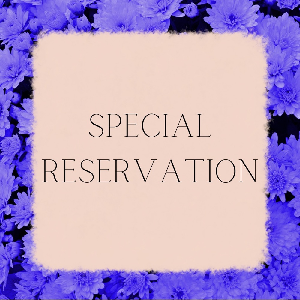 Specially reserved handmade earrings